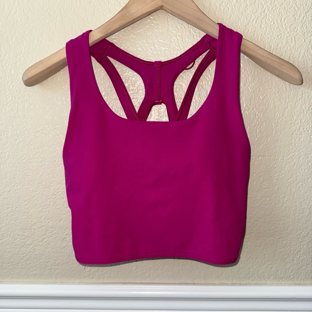Lululemon Stash It Bra *Medium Support, B/C Cup Ripened Raspberry Size 4 - Picture 2 of 10